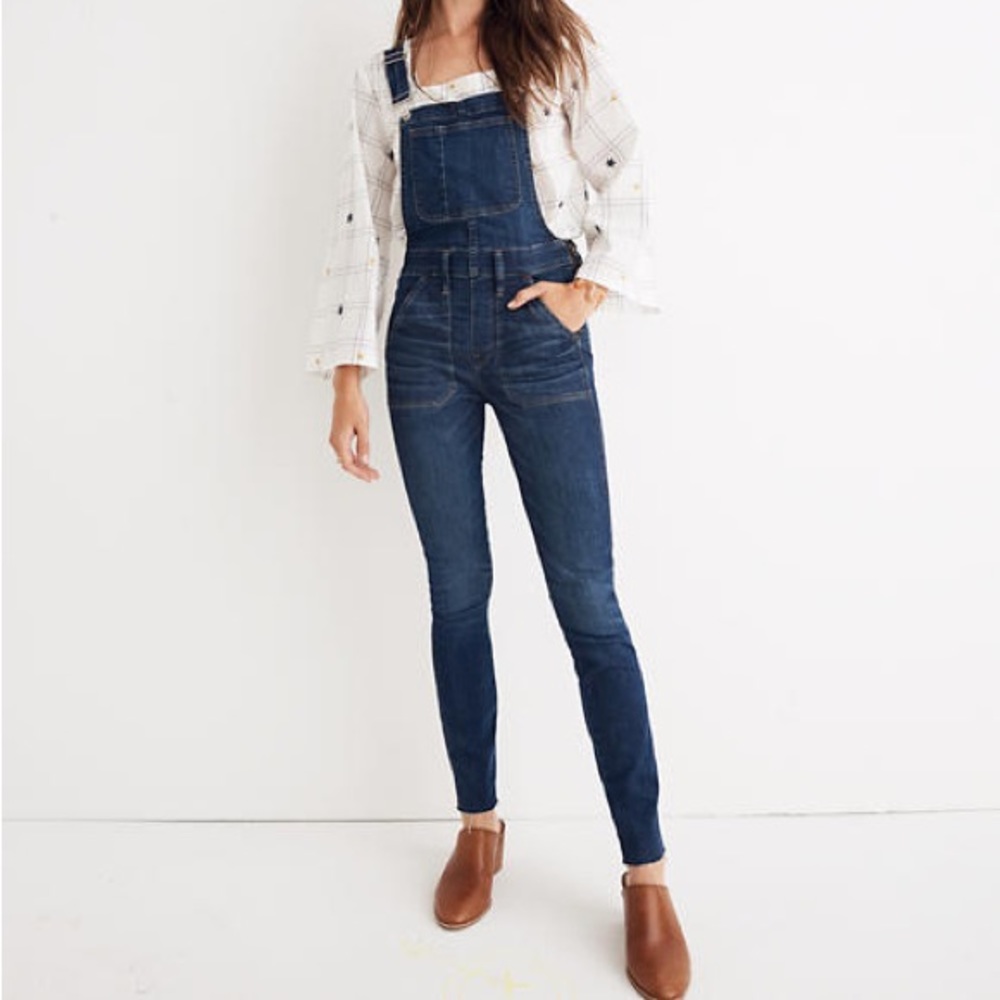 Madewell Size XL Eco Edition Skinny Overalls